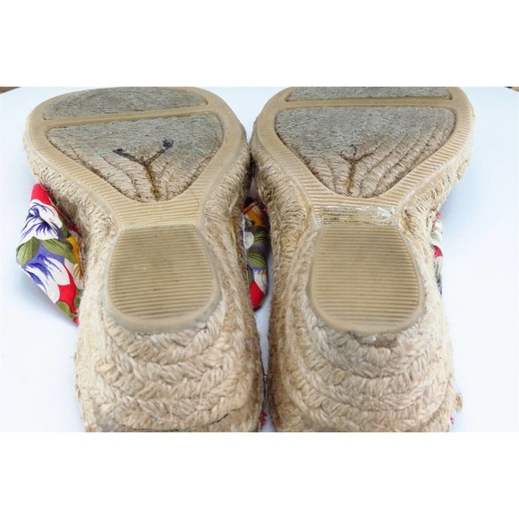 Cliffs by White Mountain Sz 6.5 M Red Flip Flop Fabric Women Sandals - Picture 6 of 7